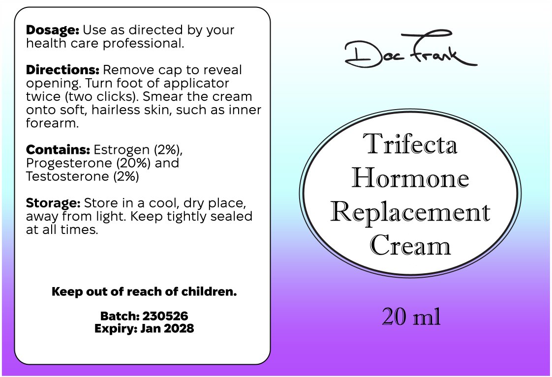 Full Spectrum (Trifecta) Natural Hormone Cream 20 ml label