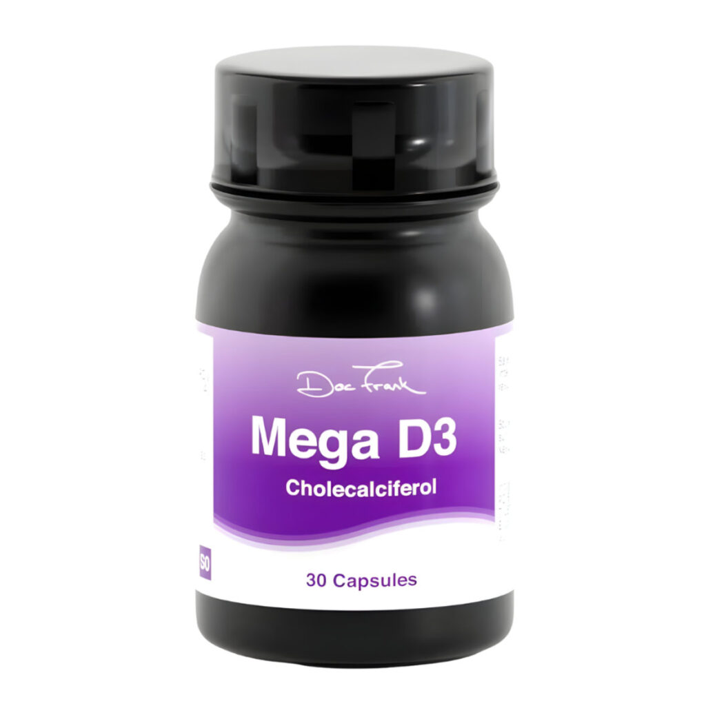 Mega D3 (Cholecalciferol) 40,000 IU x 30 capsules - Integrow Health SA