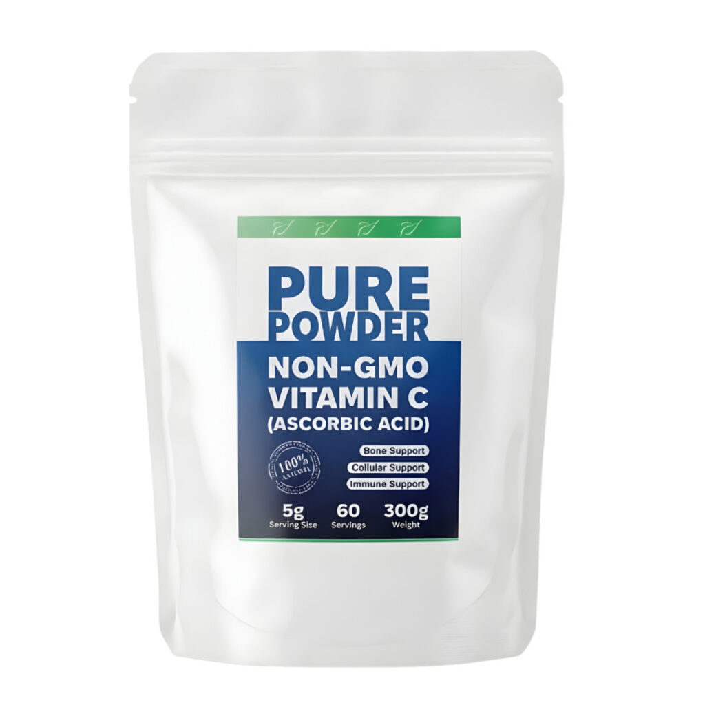 Pure Powder Pure Powder Vitamin C (Non-GMO Ascorbic Acid) x 300g - Integrow Health SA