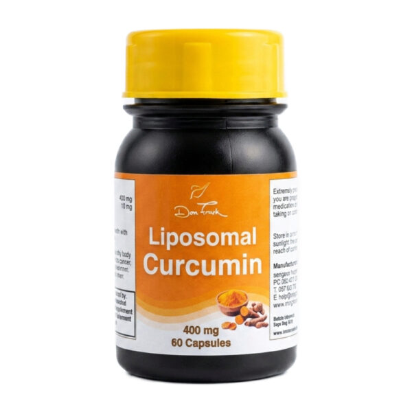 Curcumin Liposomal 60 capsules bottle label